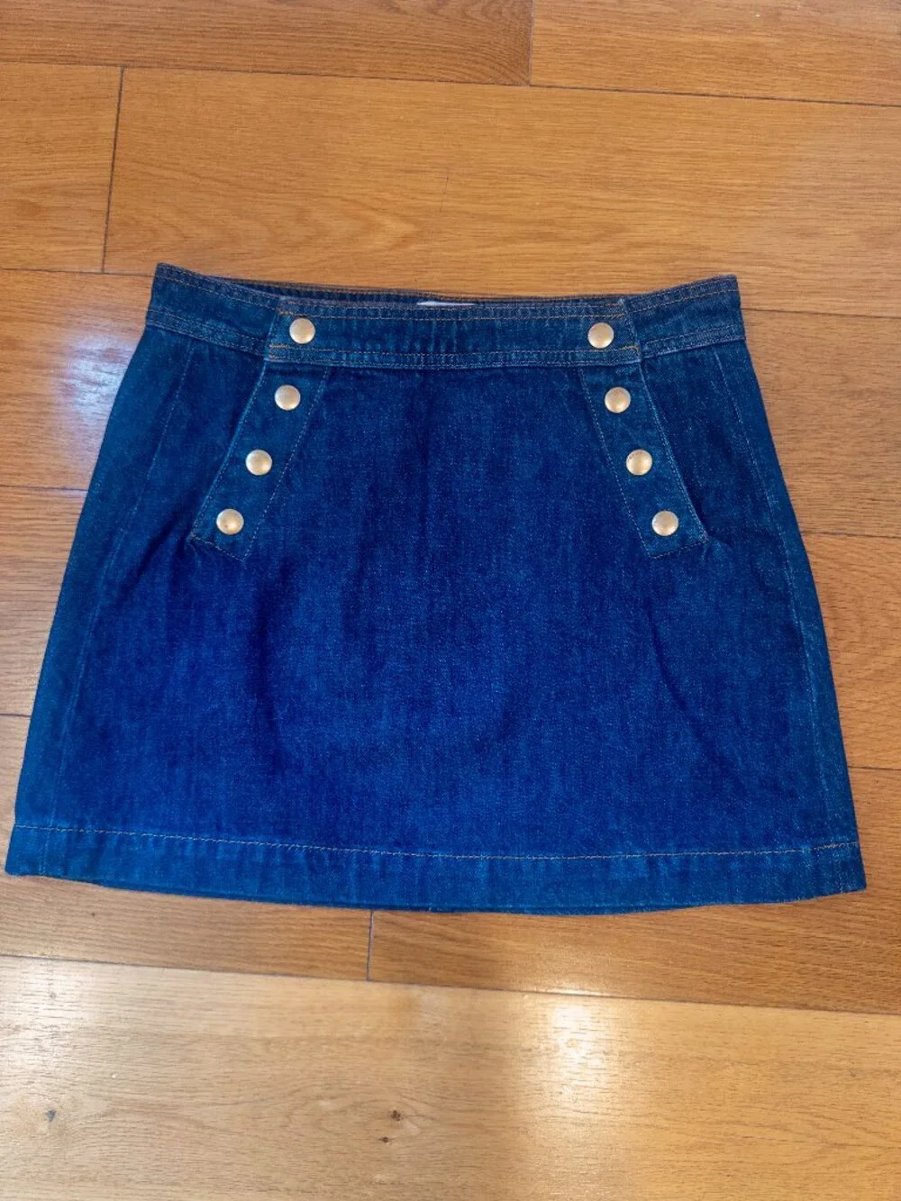 Frame Denim Celestine Sailor Snap Mini Skirt Size 27